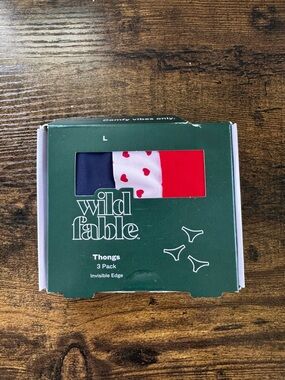 Target 3 Pack Thongs‎ - White